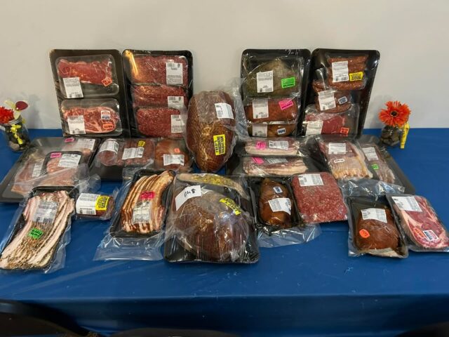 Would you check out that meat! tonight Fred's Raffle at 6:00. Dj Mister E at 7:00. it's going to be a wild night at Ak's!! see you all tonight!