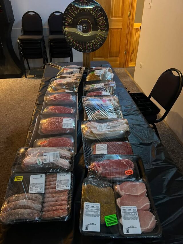 Tonight, get ready to spin that-wheel-o-meat! We have our famous Fred’s Meat raffle starting around 6:00 followed up with DJ mister E! see you soon in Keewatin!