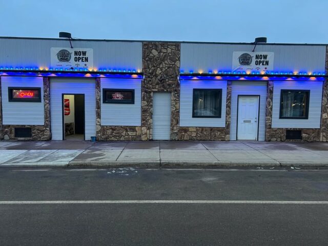 Ak’s is all lit up this week for our Hibbing Bluejackets! Good luck at state boys…you got this!! Go Big Blue!!!